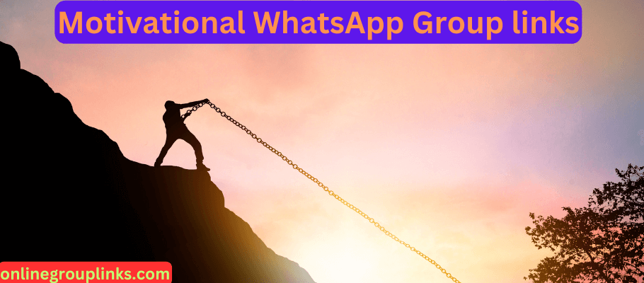Motivational WhatsApp Group links